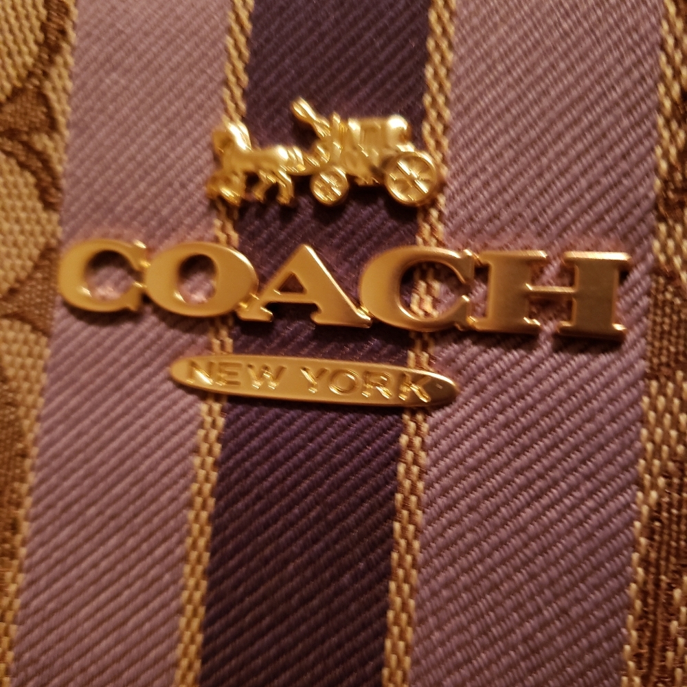 Coach purple bag